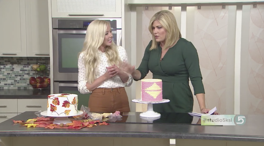 This Embroidered Frosting Method Will Fancify Any Cake